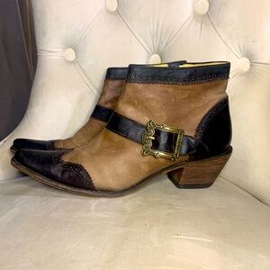 Lucchese Charlie 1 Horse Ankle Boots sz 8/39